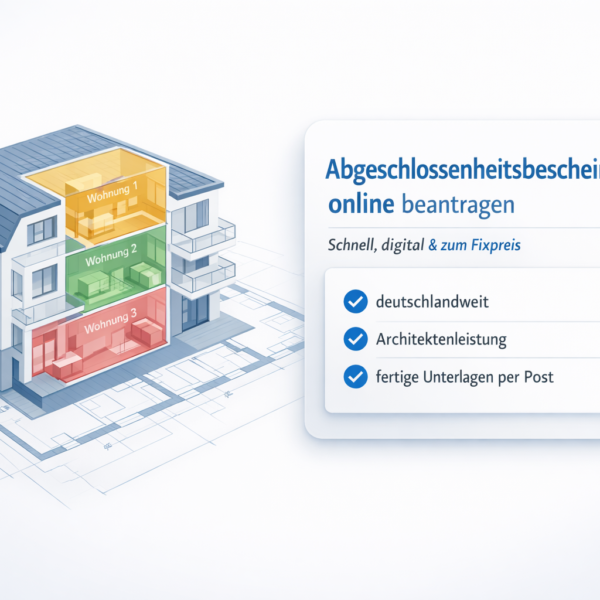 Antrag auf abgeschlossenheit